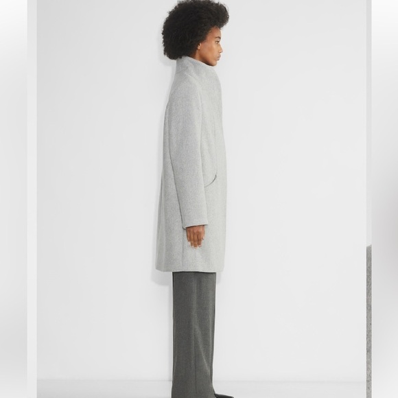 Wilfred The Cacoon Coat New-Virgin Wool, size L, Heather Light Grey - Picture 14 of 16